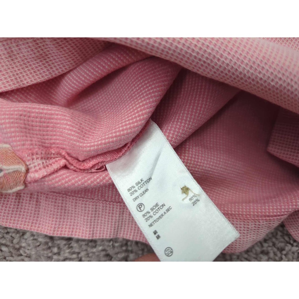 Tommy Bahama Button Up Shirt Mens XXL Pink Textured Silk Blend Island Modern Fit - Picture 5 of 9